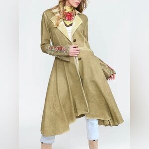 Aratta Silent Journey Heart of Autumn Coat - Antique Bronze